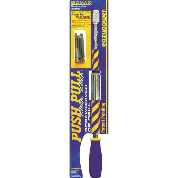 EAZYPOWER 81964 12" To 17", Push Pull Spiral Ratcheting Screwdriver