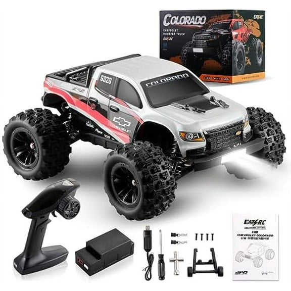 EAZYRC 1:18 Chevrolet Colorado Off-Road Truck RTR Brushless Version,Black