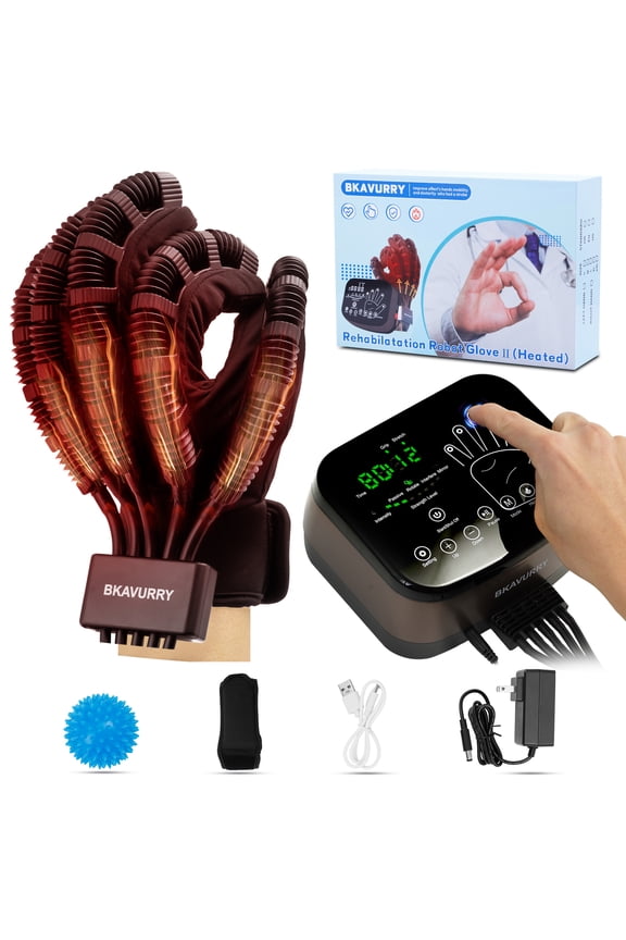 Rehabilitation Robot Gloves Hand Stroke Recovery Heated,Memory Function Hemiplegia Robotic Glove Therapy Device for Adult
