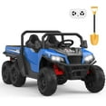 thumbnail image 1 of EAstVita Kids 24V Ride on Dump Truck, 24V Ride on Car with Remote Control, Electric Dump Bed and Extra Shovel, Ride on Tractors Car Toys, 1 of 9