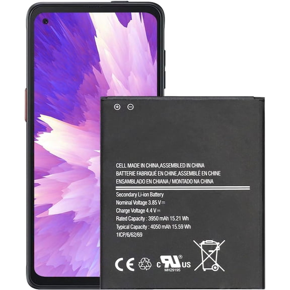 For EB-BG715BBE Battery GH43-04993A Battery for Samsung Galaxy XCover Pro SM-G715 SM-G715U SM-G715U1 SM-G715W SM-G715F SM-G715FN/DS SM-G715FN/Verizon SM-G715U/AT&T SM-G715A Battery