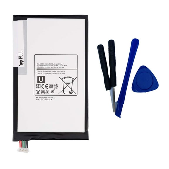 EB-BT330FBU Tablet Replacement Battery for Galaxy Tab 4 8.0" inch T330 T331 T335 T337 T337A SM-T330NU SM-T337T SM-T337 Series EB-BT330FBE EB-BT330FBC (3.8V,16.91Wh 4450mAh)