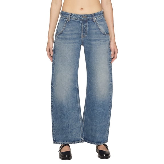 EB DENIM womens Enzo Cropped Mid Rise Barrel Jean, 25