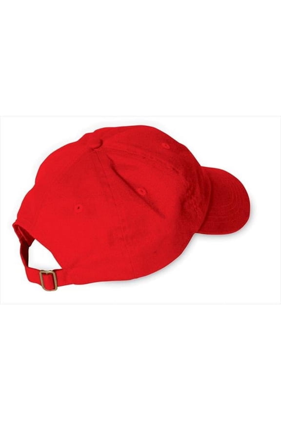 EB101 Essentials Brushed Twill Cap, Red
