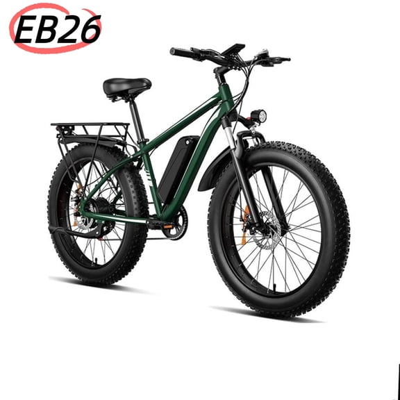 EB26 Adult E-Bike, 1000W Brushless Motor, Max 28 mph, High-Carbon Steel Frame, 48V Electric Mountain Bike, UL2849 Certified
