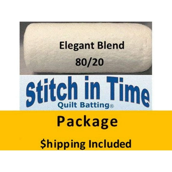 EB72 Elegant Blend 80/20 Batting (Package, Twin 72 in x 90 in) shipping included*