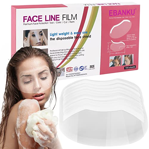 EBANKU 100 PCS Microblading Shower Visor, Upgrade Eyebrow Shower