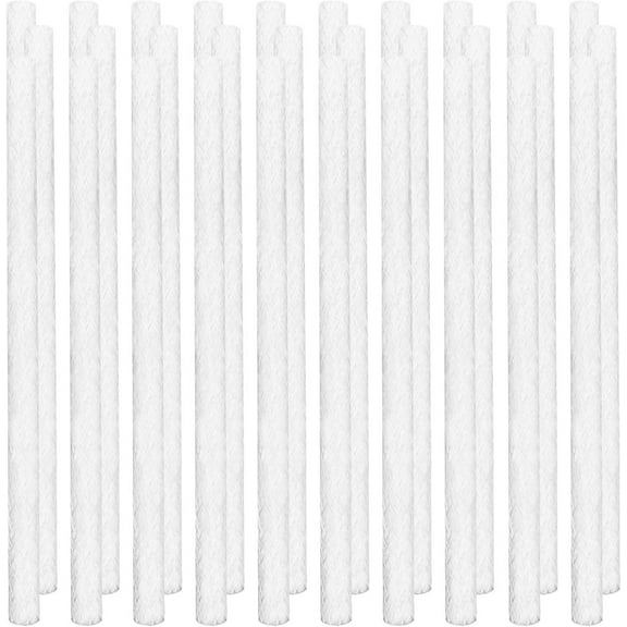 EBAOKUUP 14 Pcs Long Life Fiberglass Replacement Wicks,10'' Lighting Torches Wick,Citronella Wicks for Bottles,Indoor Decor and Outside Lanterns and Oil Lamps