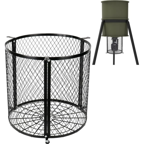 EBAOKUUP Deer Feeder Varmint Guard, 12.3 x 11.8Varmint Cage for Feeders, Deer Feeder Cage for Hunting Keeping Wildlife Away from