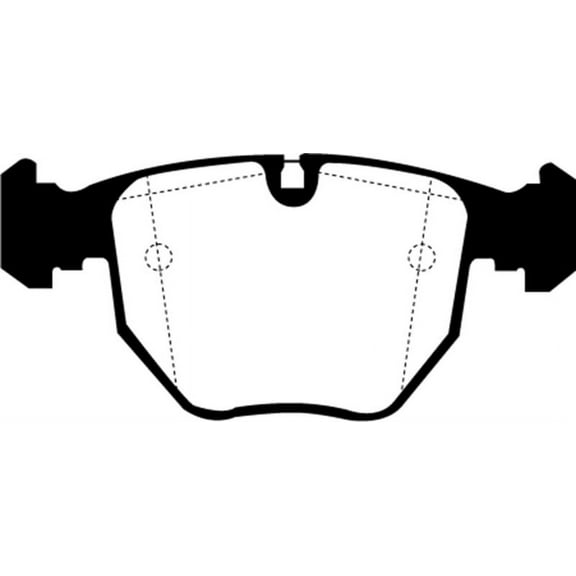 EBC 00-04 BMW M5 5.0 (E39) Redstuff Front Brake Pads