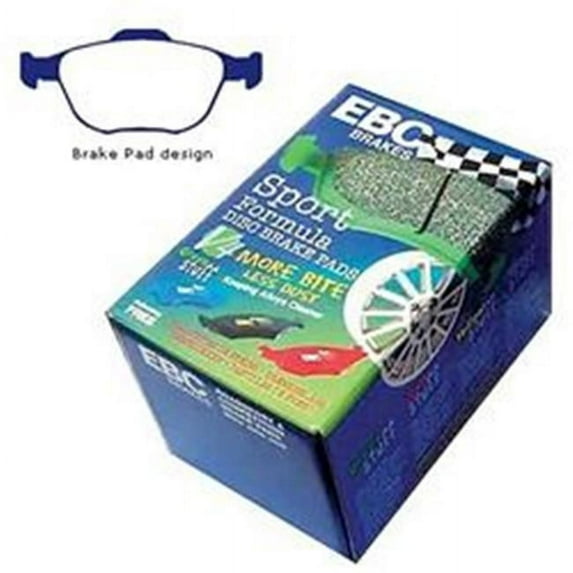 EBC 02-04 Ford Focus 2.0 SVT Greenstuff Front Brake Pads Fits select: 2010-2013,2019-2021 FORD TRANSIT CONNECT