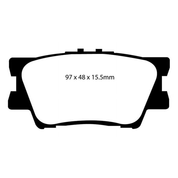 EBC 06-08 Toyota RAV 4 2.4 Greenstuff Rear Brake Pads Fits select: 2006-2018 TOYOTA RAV4