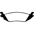 thumbnail image 1 of EBC 06-09 Chrysler Aspen 4.7 Greenstuff Rear Brake Pads Fits select: 2013-2019 RAM 1500, 2002-2012 DODGE RAM 1500, 1 of 3