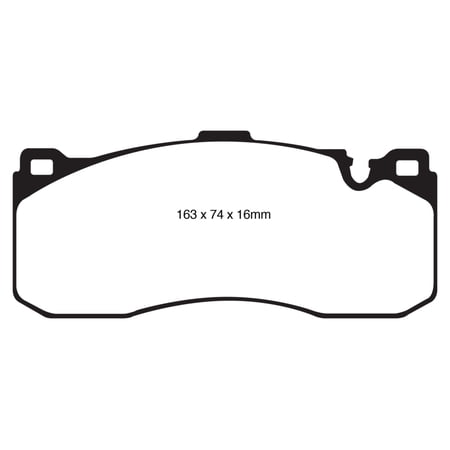 EBC 08-10 BMW 135 3.0 Twin Turbo Redstuff Front Brake Pads