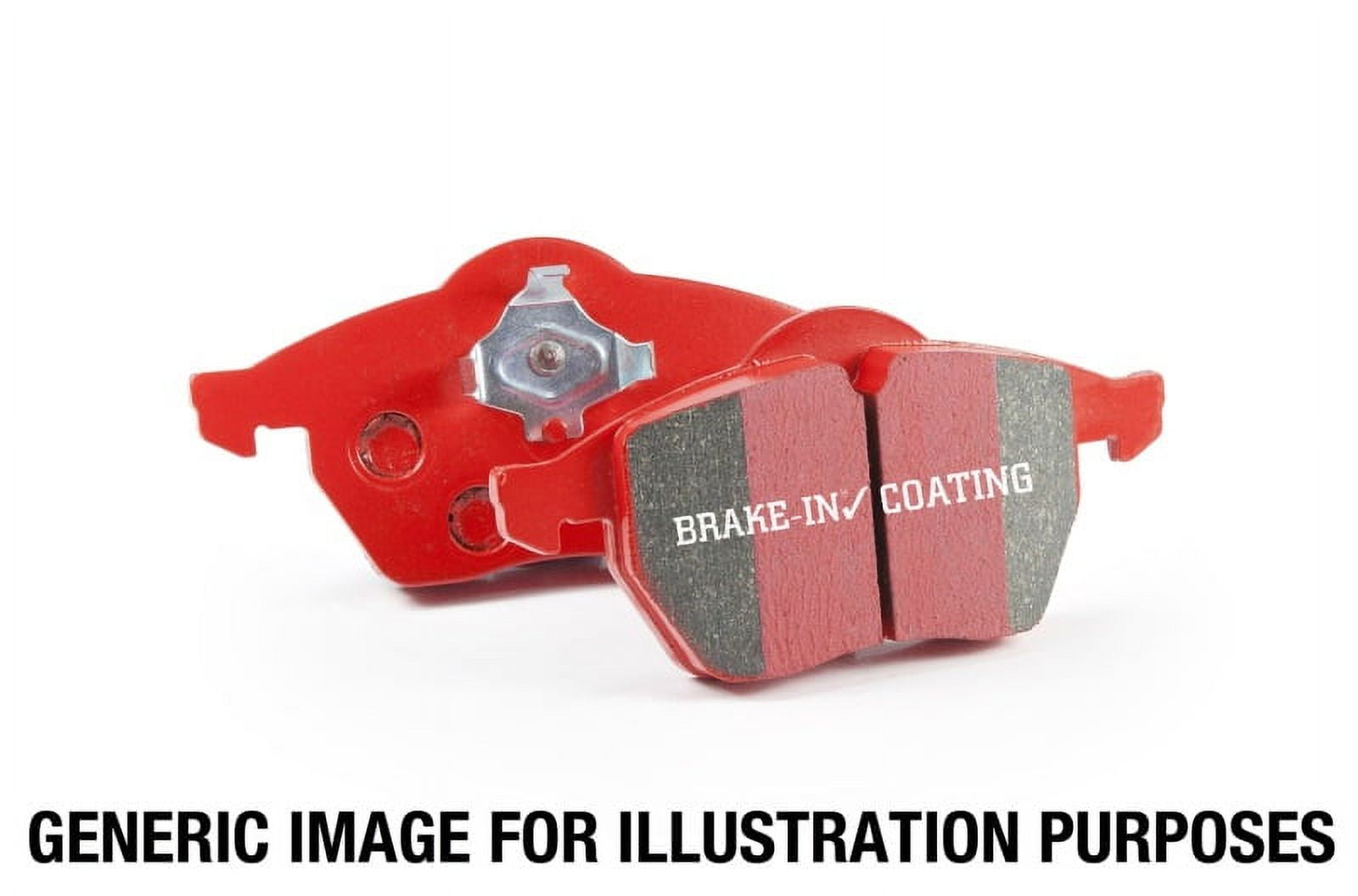 EBC 10-13 Audi A3 2.0 Turbo (Bosch rear caliper) Redstuff Rear Brake Pads Fits select: 2010-2018 VOLKSWAGEN JETTA, 2012-2015 VOLKSWAGEN PASSAT