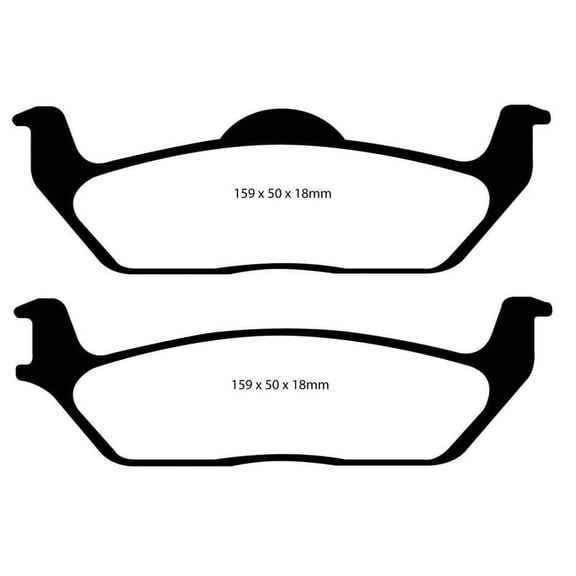 EBC 11 Ford F150 3.5 Twin Turbo (2WD) 6 Lug Yellowstuff Rear Brake Pads Fits select: 2004 FORD F-150 HERITAGE, 2006-2008 LINCOLN MARK LT