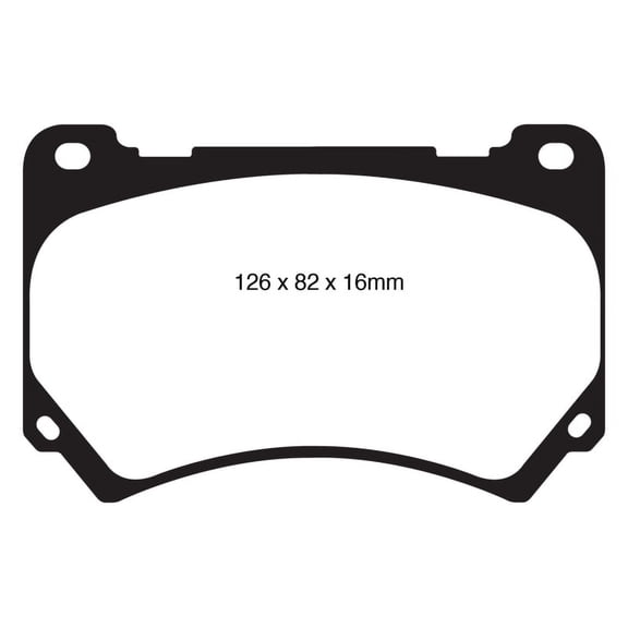 EBC 11+ Hyundai Equus 4.6 Yellowstuff Front Brake Pads Fits select: 2009-2014 HYUNDAI GENESIS, 2010-2014 HYUNDAI GENESIS COUPE