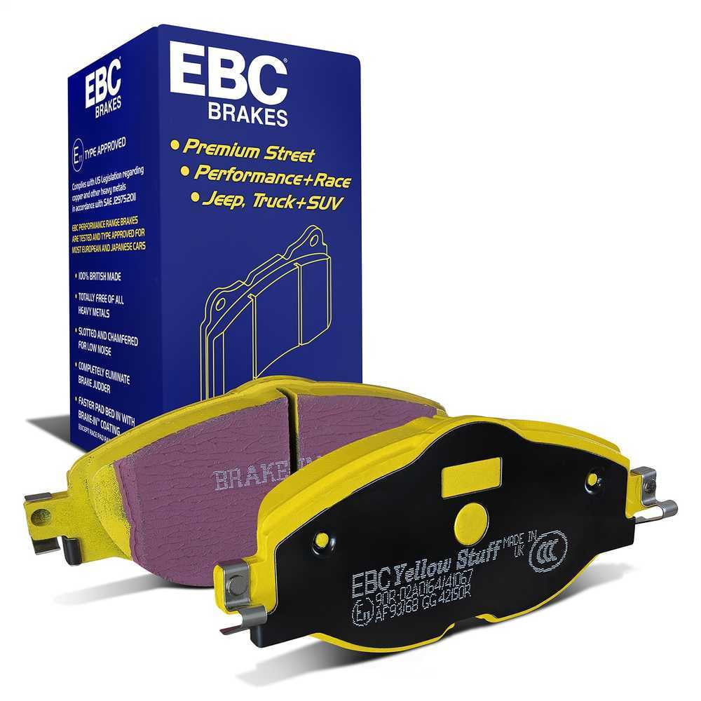 EBC 14+ Audi A3 1.8 Turbo Yellowstuff Front Brake Pads Fits select: 2019-2022 VOLKSWAGEN JETTA, 2022-2023 VOLKSWAGEN TAOS
