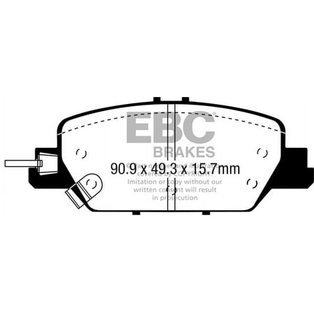 EBC 2017+ Honda CR-V 1.5L Turbo Yellowstuff Rear Brake Pads