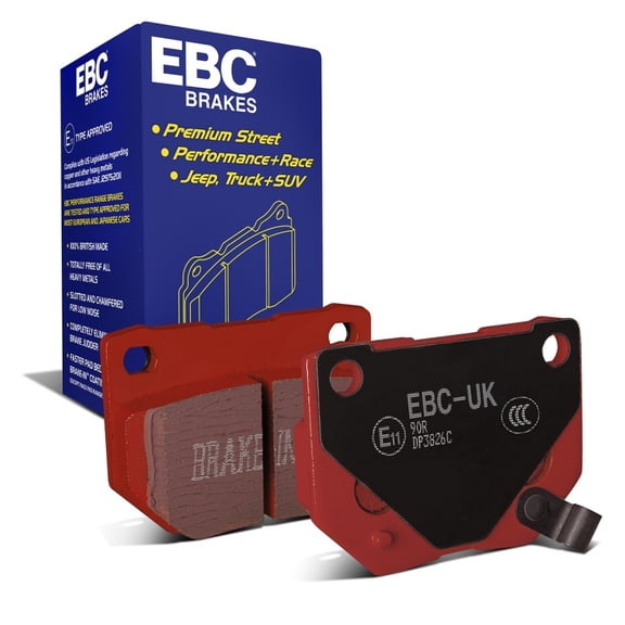 EBC 89-95 Nissan Skyline (R32) 2.6 Twin Turbo GT-R Redstuff Rear Brake Pads Fits select: 2001-2007 SUBARU IMPREZA, 1989-1996 NISSAN 300ZX