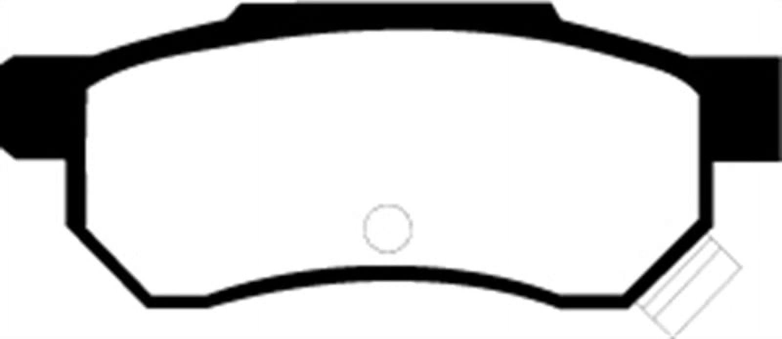 EBC 92-94 Acura Integra 1.7 Vtec Greenstuff Rear Brake Pads Fits select: 1988-2001 HONDA CIVIC, 1988-1989 HONDA ACCORD