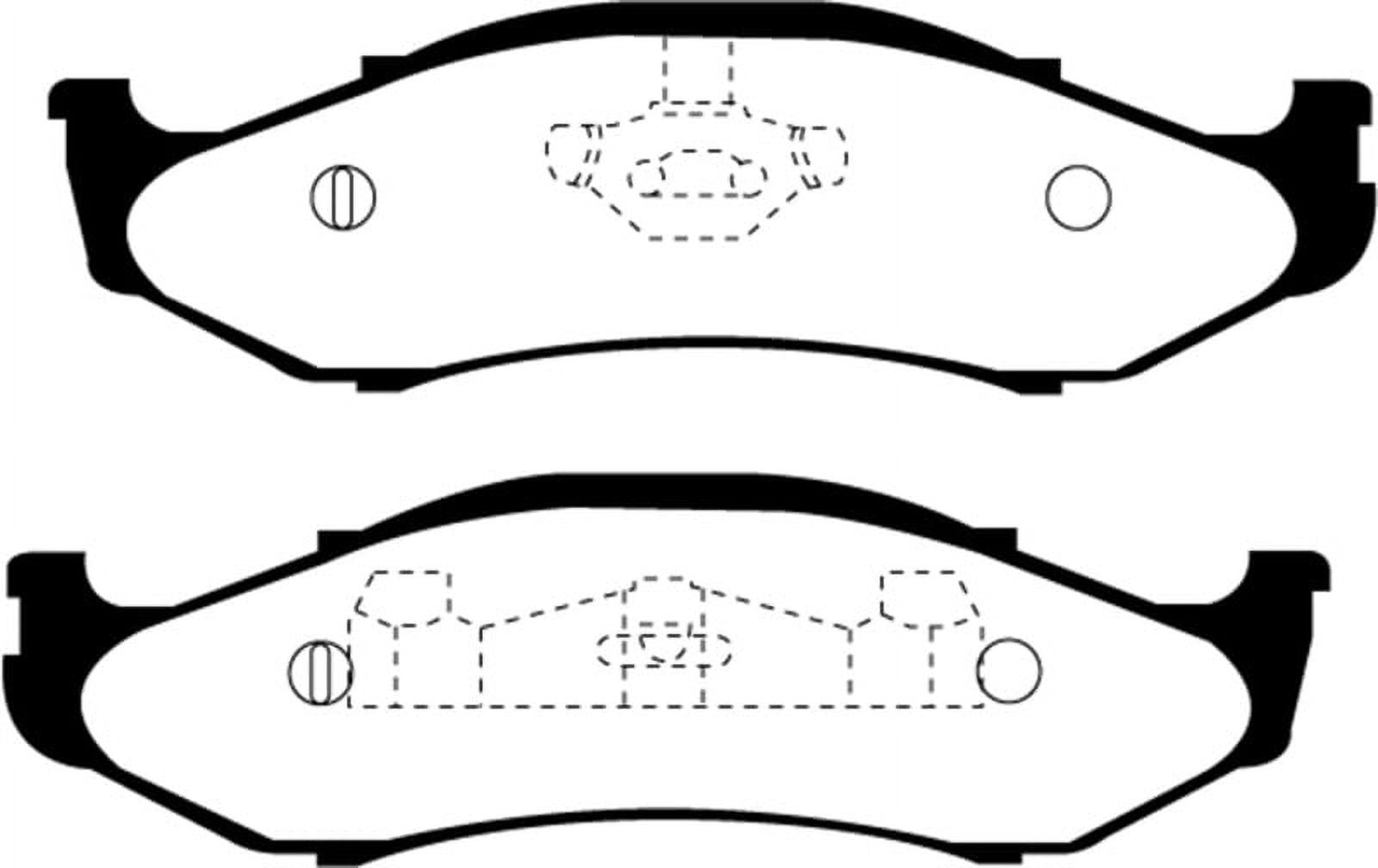 EBC 97-99 Jeep Cherokee 2.5 82mm High Rotors Yellowstuff Front Brake Pads Fits select: 1997-2002,2004-2005 JEEP WRANGLER / TJ