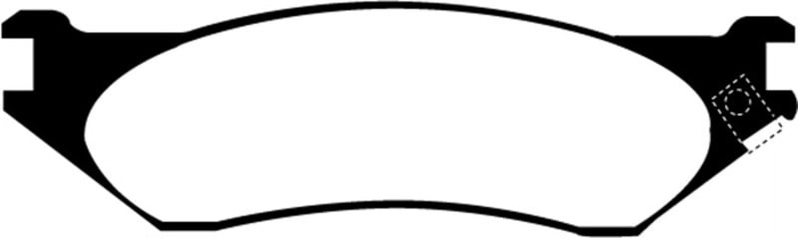 EBC 98-02 Dodge B150 B1500 Cargo 1500 Van 1/2 Ton Greenstuff Front Brake Pads Fits select: 1997-2004 FORD F150, 2000-2001 DODGE RAM 1500