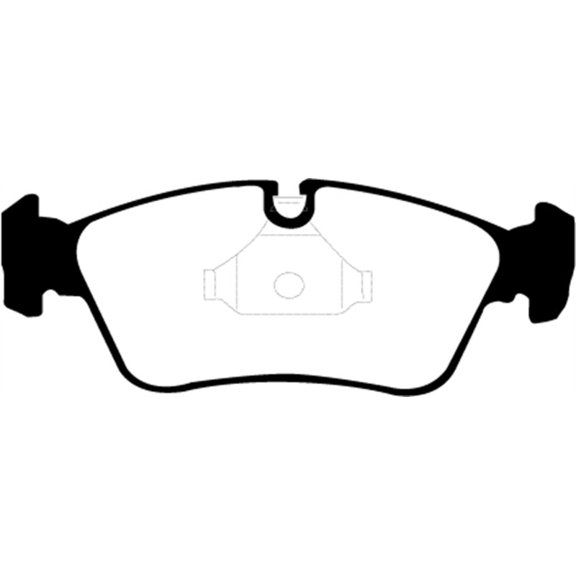 EBC 99-02 BMW Z3 2.5 Redstuff Front Brake Pads Fits select: 2001-2006 BMW 325, 2003-2005 BMW Z4