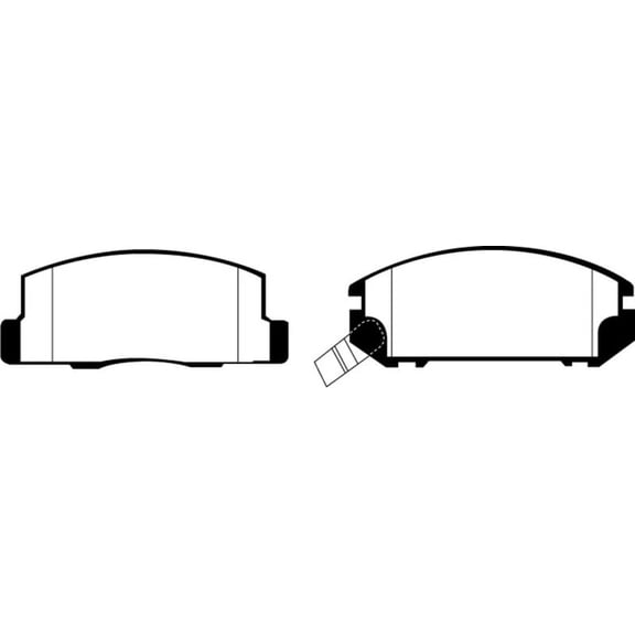 EBC 99-02 Toyota MR2 1.8 Redstuff Rear Brake Pads