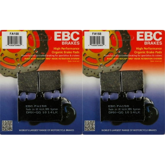 EBC Brake Pad Front Kit FA158 for Suzuki TL 1000S 1997-2001
