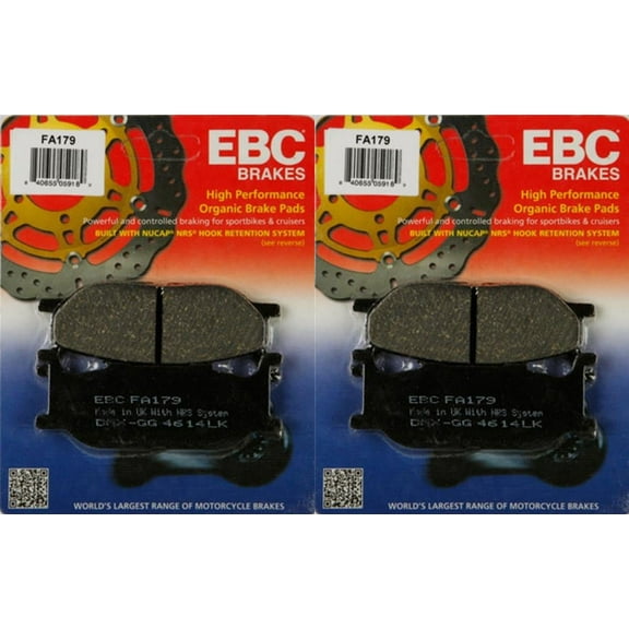 EBC Brake Pad Front Kit FA179 for Yamaha Road Star 1600 1999-2003