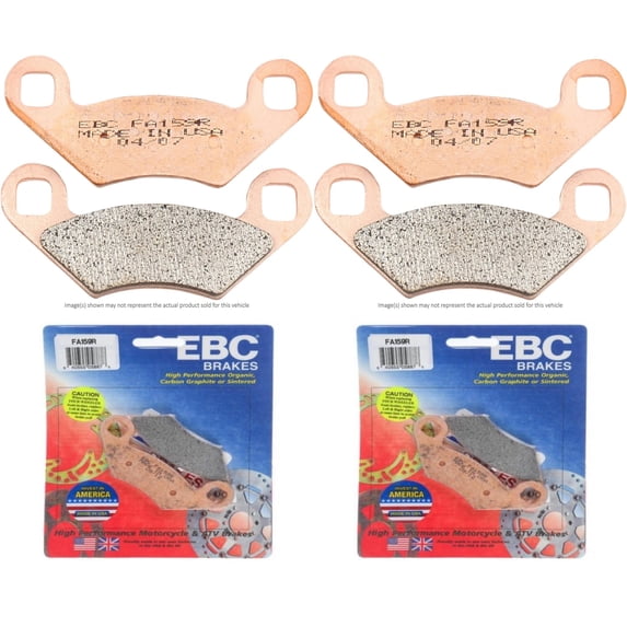 EBC Brake Pad Front and Rear Kit FA159SV-FA159R for Polaris Sportsman 400 2001-2002