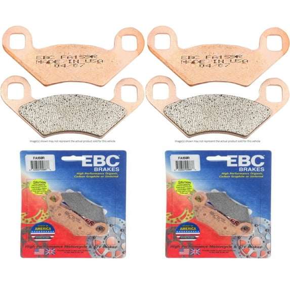 EBC Brake Pad Front and Rear Kit FA159SV-FA159R for Polaris Trail Boss 350L 2x4 1991-1993