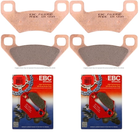 EBC Brake Pad Front and Rear Kit FA395SV-FA395X for Arctic Cat 400 4x4 2005-2007