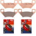 thumbnail image 1 of EBC Brake Pad Front and Rear Kit FA395SV-FA395X for Arctic Cat Prowler XT 650 H1 2006-2009, 1 of 3