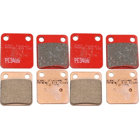 EBC Brake Pad Front and Rear Kit FA54X-FA54R for Kawasaki Prairie 300 2x4 1999-2002