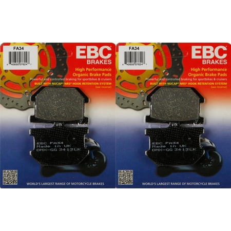 EBC Brake Pad Kit FA34 for Yamaha XS750D/2D/E/F 1977-1979