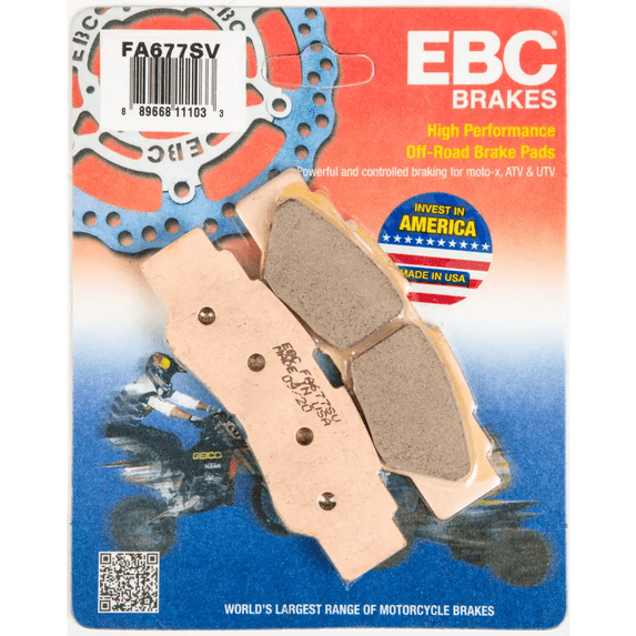 EBC Brakes FA677SV SV Series Severe Duty Disc Brake Pads, Black, 1x1x1