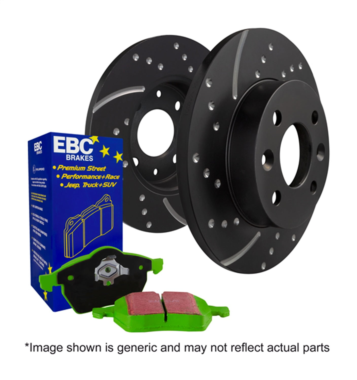 EBC Brakes Automotive Brake Kits S10KR1233 - Walmart Business Supplies