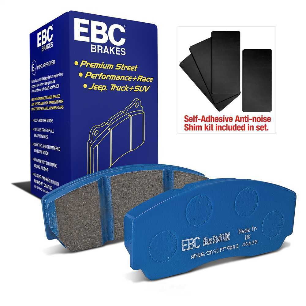 EBC Brakes Bluestuff NDX Trackday Brake Pad Set Fits select: 1999-2004 LOTUS ESPRIT, 1993 ASTON MARTIN VIRAGE