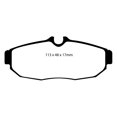 thumbnail image 1 of EBC Brakes Bluestuff NDX Trackday Brake Pad Set Fits select: 2005-2012 FORD MUSTANG, 1 of 2