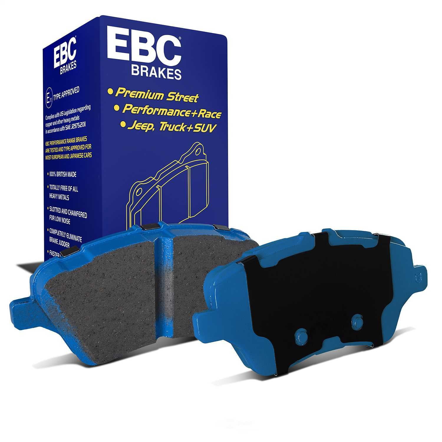 EBC Brakes Bluestuff NDX Trackday Brake Pad Set Fits select: 2013-2019 FORD FIESTA