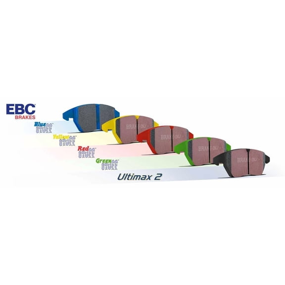 EBC Brakes Bluestuff NDX Trackday Brake Pad Set Fits select: 2016-2022 PORSCHE 911, 2017-2022 PORSCHE CAYMAN