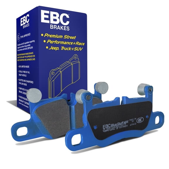 EBC Brakes Bluestuff NDX Trackday Brake Pad Set Fits select: 2018-2019,2021-2022 PORSCHE CAYENNE