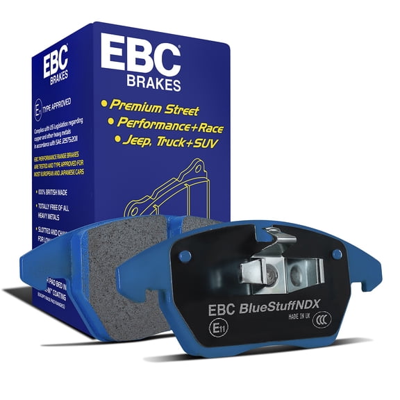 EBC Brakes Bluestuff NDX Trackday Brake Pad Set Fits select: 2022 ALFA ROMEO STELVIO, 2022 ALFA ROMEO GIULIA