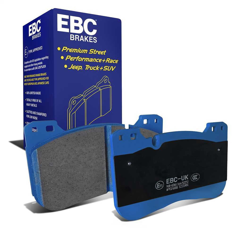 EBC Brakes DP52331NDX Bluestuff NDX Full Race Brake Pads, FMSI Pad No. D2155 Pad Dimensions: 106.1