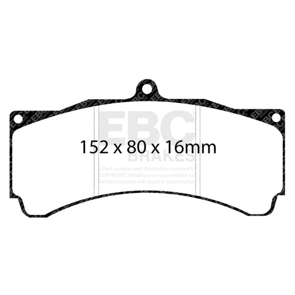 EBC Brakes Bluestuff NDX Trackday Brake Pad Set