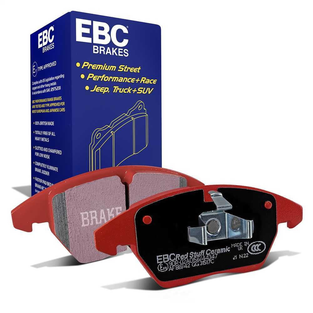 EBC Brakes DP31517C EBC Redstuff Ceramic Low Dust Brake Pads Fits select: 2005-2007,2009-2018 VOLKSWAGEN JETTA