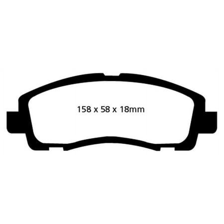 EBC Brakes DP41753R Yellowstuff Street and Track Brake Pad