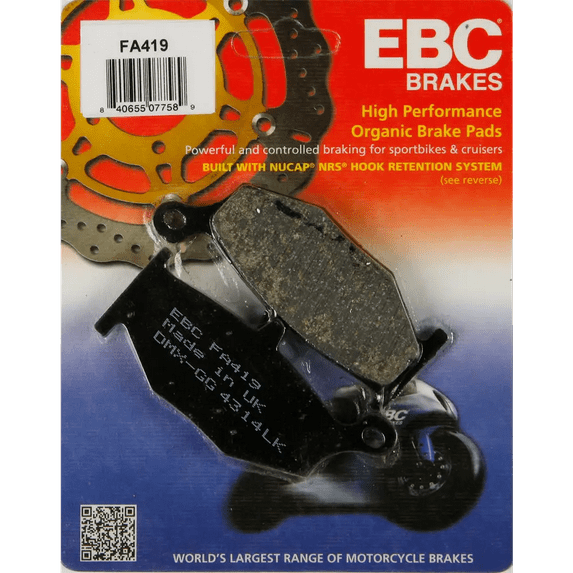 EBC Brakes FA419; Brake Pads